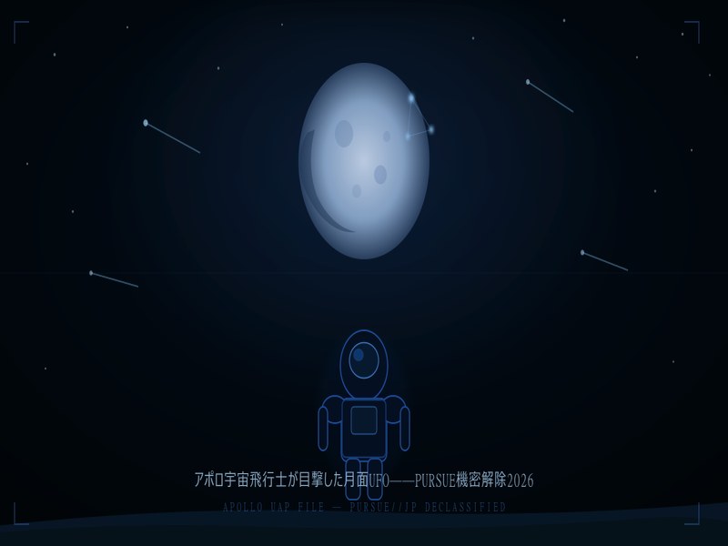 アポロ計画の宇宙飛行士UFO目撃——PURSUE機密解除2026